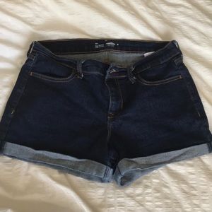 Denim jean shorts
